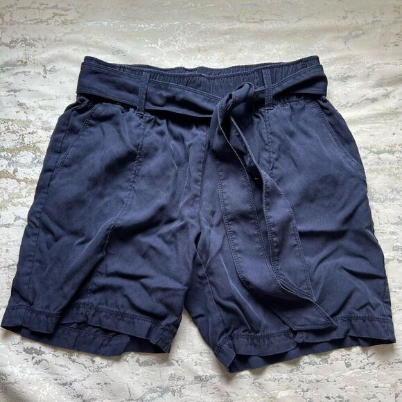 Liz Claiborne Lyocell Elastic Tie Waist Shorts 6” Inseam - Picture 8 of 8